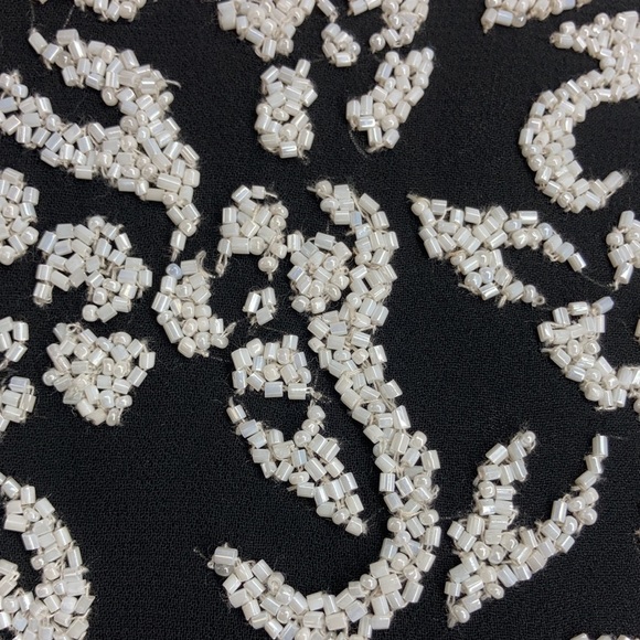 Jkara Beaded Black Maxi Dress - sz12 - Picture 7 of 12